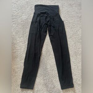 Quince Maternity Leggings Black size M